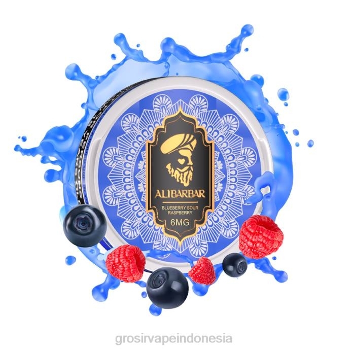 grosir vape pekanbaru | 0LVV66 raspberry asam blueberry ALIBARBAR kantong nikotin