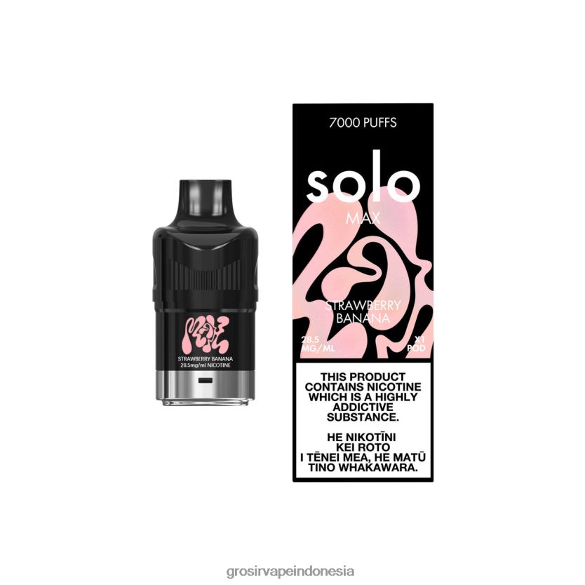 Grosir Liquid Vape 868FZ077 Solo MAX polong pisang stroberi