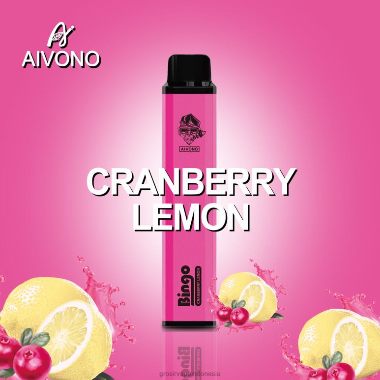 Vape Indonesia Online FL6F4140 Aivono AIM BINGO 4000 lemon cranberry