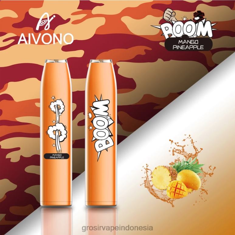 Vape Indonesia Online FL6F4360 Aivono AIM BOOM 600 mangga nanas