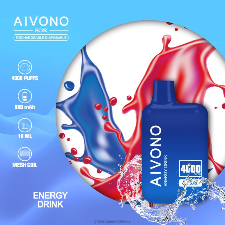 Grosir Vape Jakarta FL6F4225 Aivono AIM BOXX 4000 minuman energi