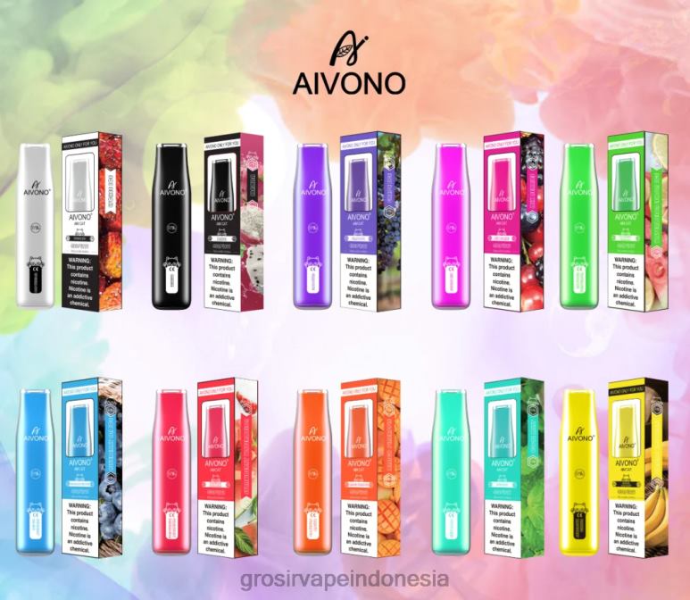 Grosir Vape Termurah FL6F4342 Aivono AIM CAT 400 semangka stroberi