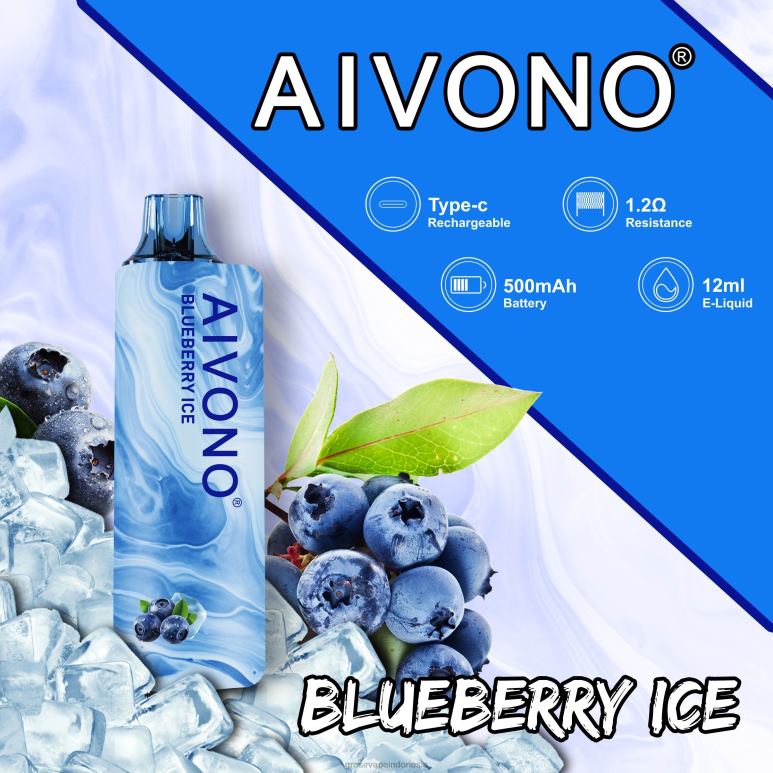 Grosir Vape Medan FL6F4104 Aivono AIM GUN 7000 es blueberry