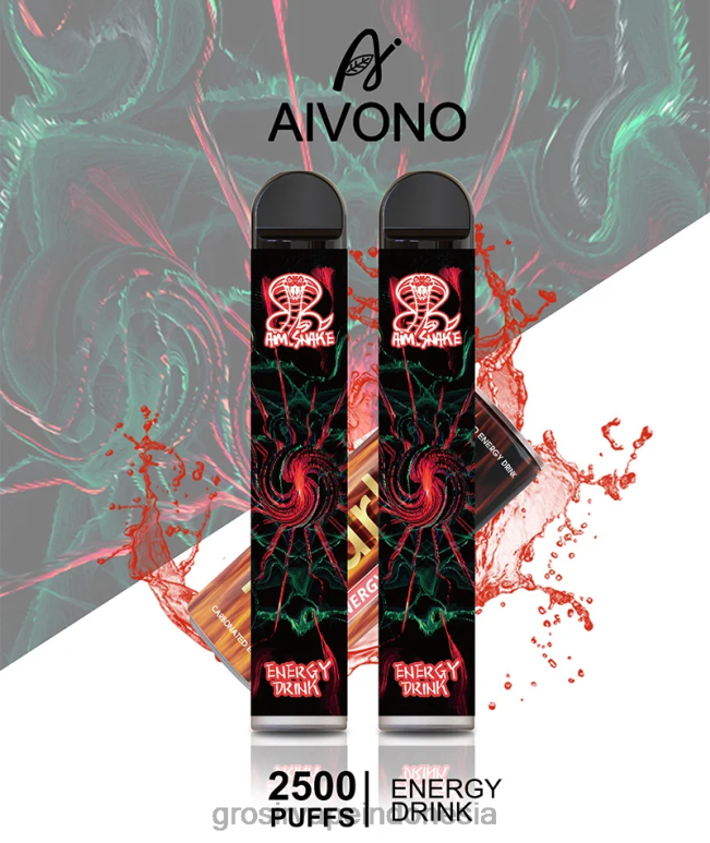 Grosir Vape Jakarta FL6F4305 Aivono AIM SNAKE 2500 minuman energi