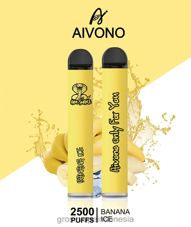 Grosir Vape Sidoarjo FL6F4298 Aivono AIM SNAKE 2500 es pisang