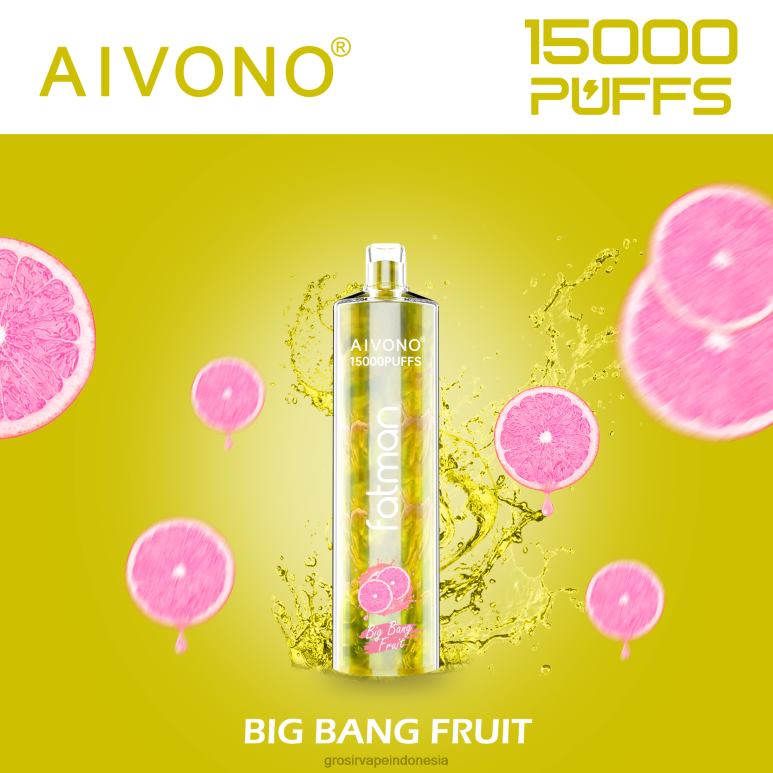 Grosir Vape Pekanbaru FL6F416 Aivono FATMAN 15000 buah big bang