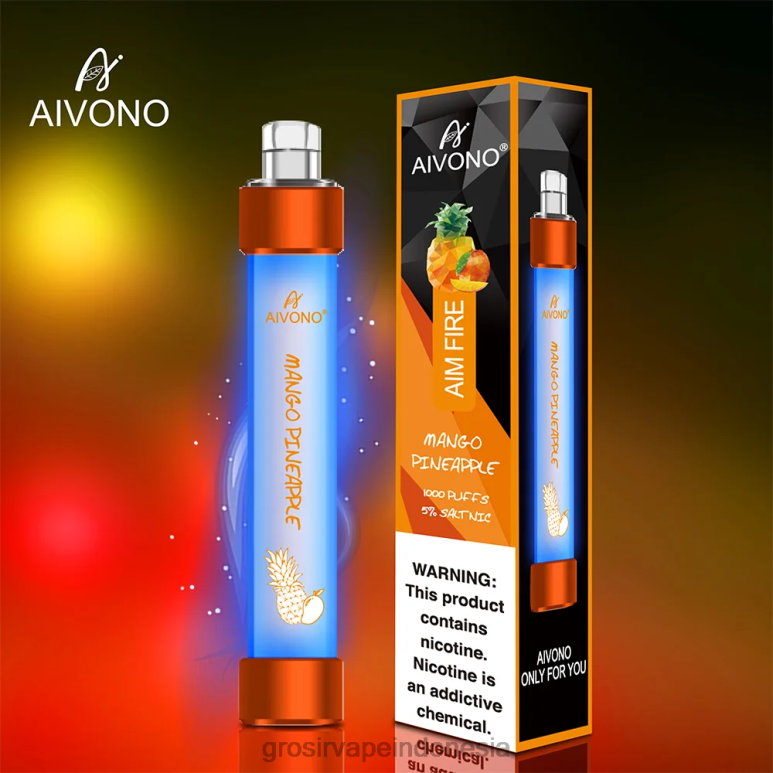 Grosir Vape Indonesia FL6F4331 Aivono AIM FIRE 1000 mangga nanas