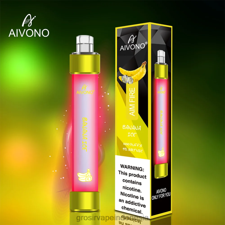 Grosir Vape Medan FL6F4324 Aivono AIM FIRE 1000 es pisang