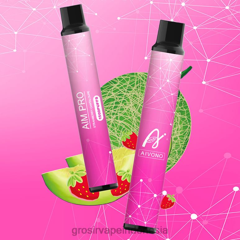 Grosir Vape Indonesia FL6F4161 Aivono AIM PRO 1500 melon stroberi