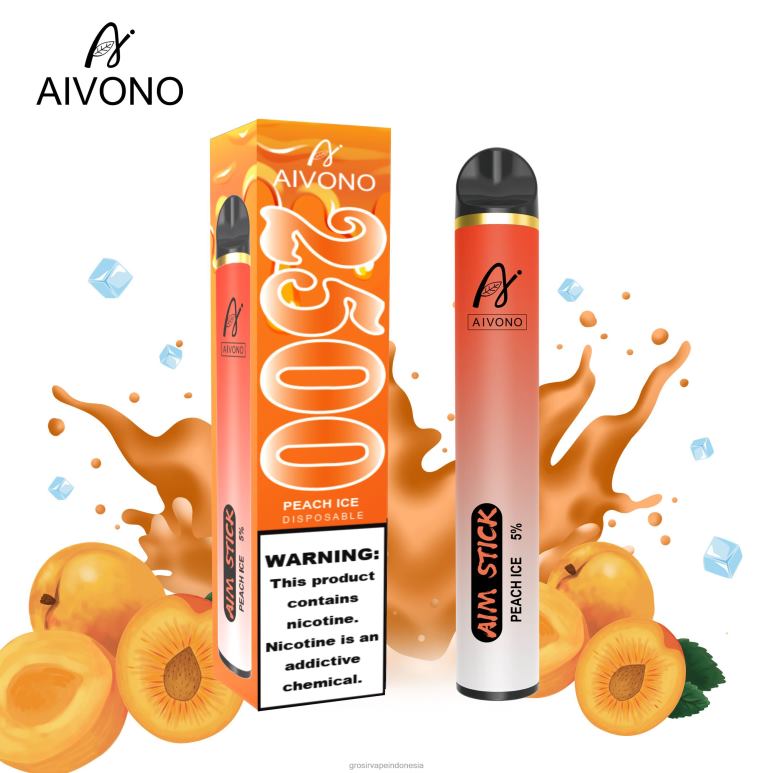 Grosir Vape Medan FL6F4144 Aivono AIM STICK 2500 es persik