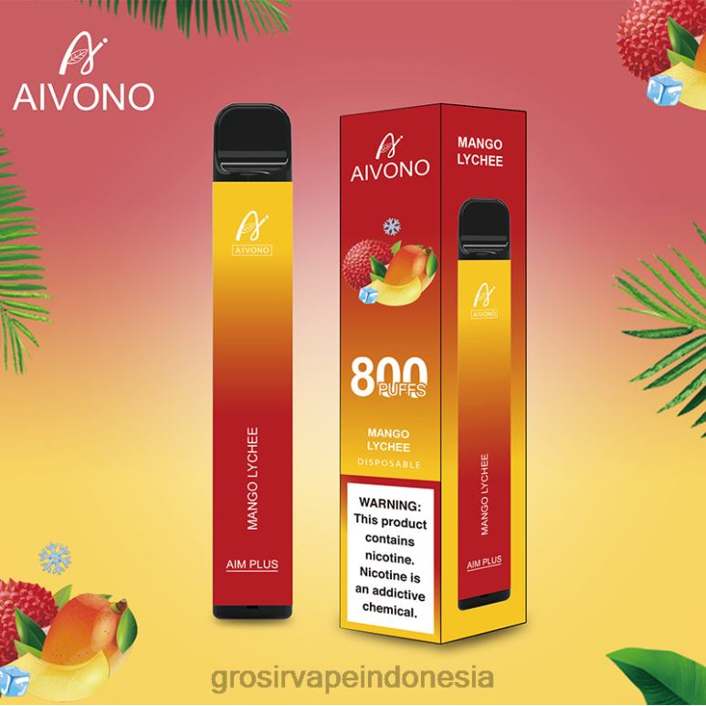 Grosir Vape Jakarta FL6F4185 Aivono AIM PLUS 800 leci mangga