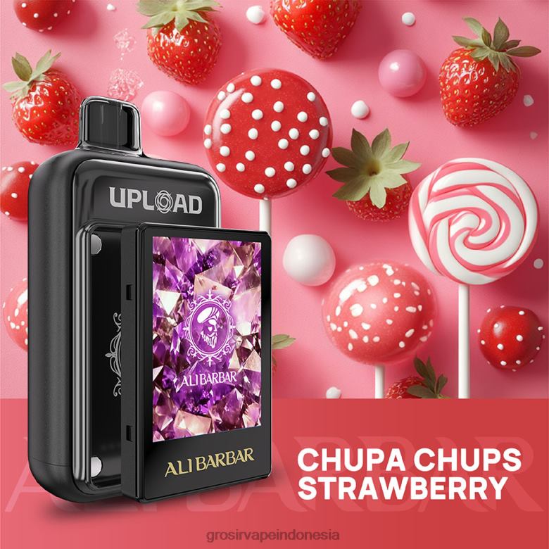 Grosir Vape Indonesia 2XHXJ114 Alibarbar mengunggah chupa chups stroberi