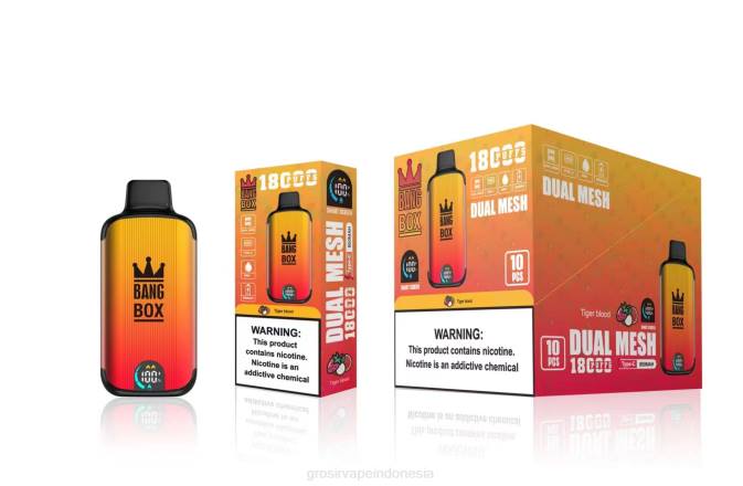 Bang Box 18000 isapan darah harimau NHDX94 Grosir Vape Pekanbaru