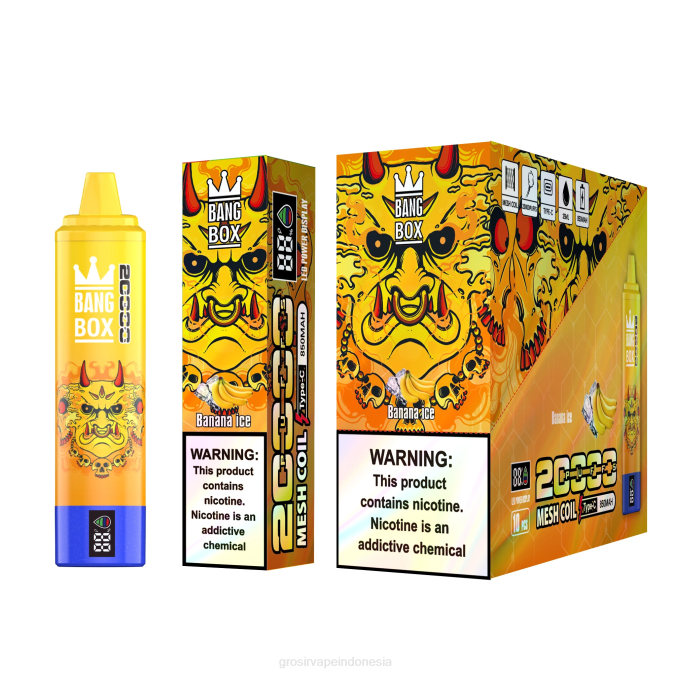 Bang Box 20.000 es pisang NHDX57 Grosir Vape Termurah