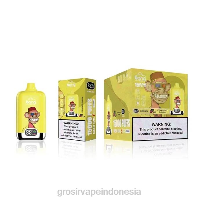 grosir vape Indonesia | 0LVV131 pisang stroberi Bang Box 15000