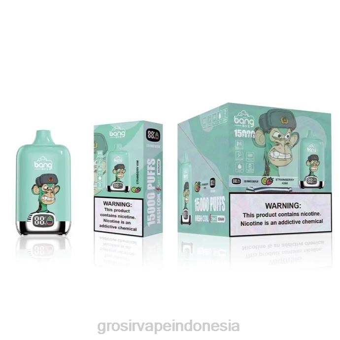 grosir vape store | 0LVV133 stroberi kiwi Bang Box 15000