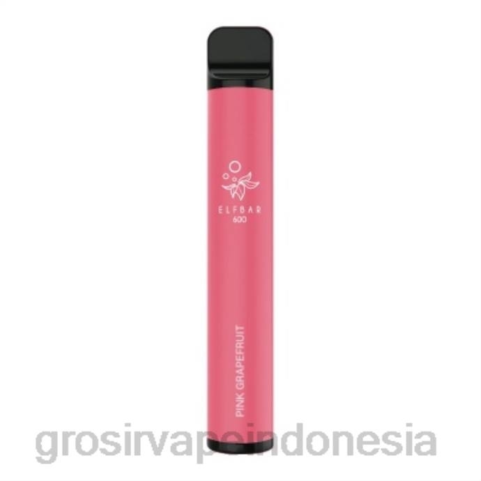 grosir vape jakarta | 0LVV105 jeruk bali merah muda ELFBAR 600