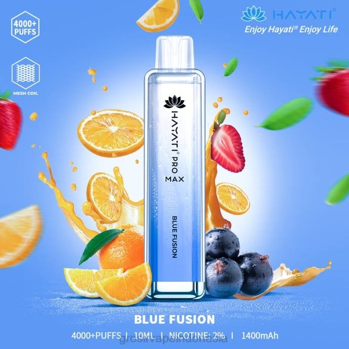 grosir liquid vape | 0LVV147 fusi biru Hayati Pro Max 4000