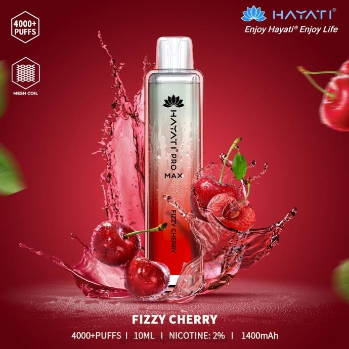 grosir liquid vape | 0LVV157 ceri bersoda Hayati Pro Max 4000