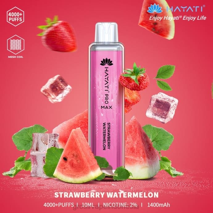 grosir liquid vape | 0LVV177 semangka stroberi Hayati Pro Max 4000