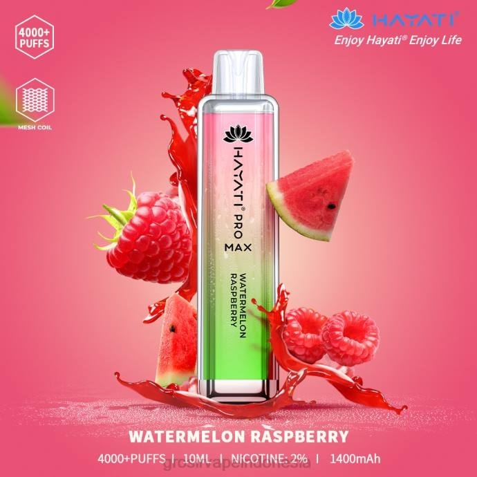 grosir liquid vape | 0LVV197 raspberry semangka Hayati Pro Max 4000