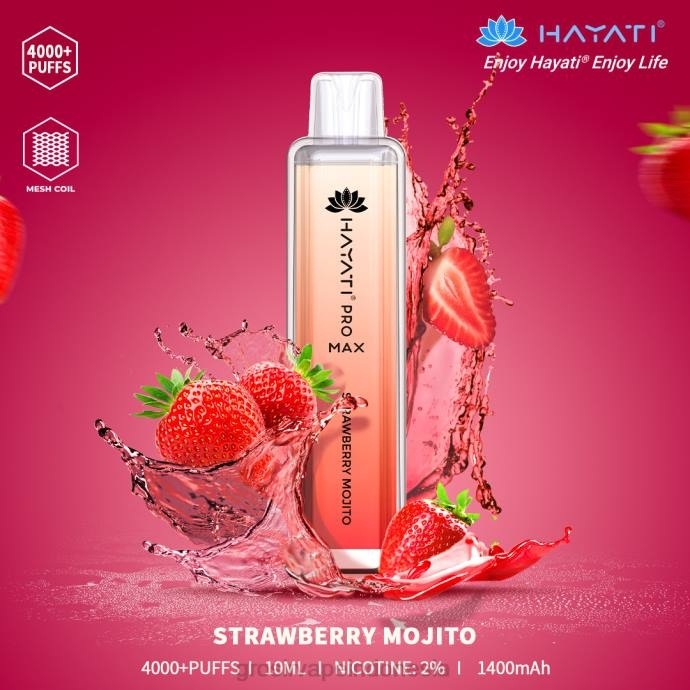 grosir vape jakarta | 0LVV175 mojito stroberi Hayati Pro Max 4000