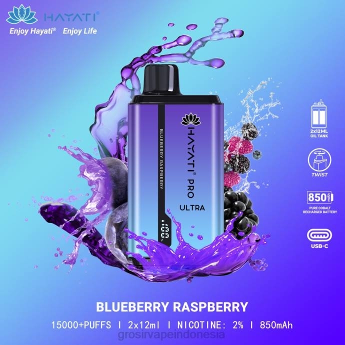 grosir vape Indonesia | 0LVV201 blueberry-raspberry Hayati Pro Ultra