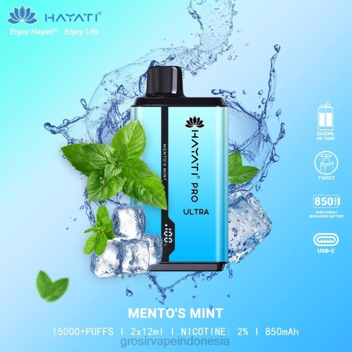 grosir vape Indonesia | 0LVV211 mint mento Hayati Pro Ultra