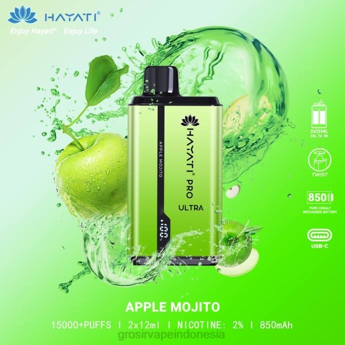 grosir vape jakarta | 0LVV205 apel mojito Hayati Pro Ultra