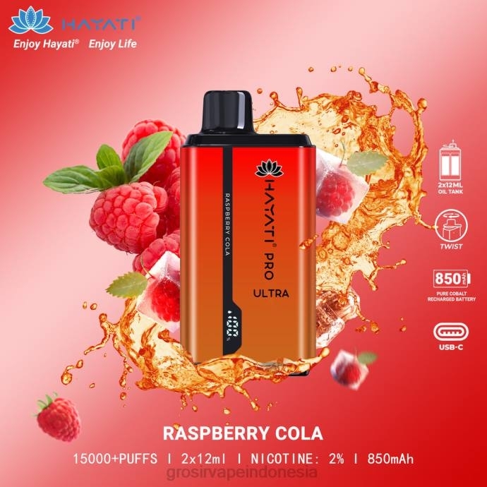 grosir vape jakarta | 0LVV215 raspberi cola Hayati Pro Ultra