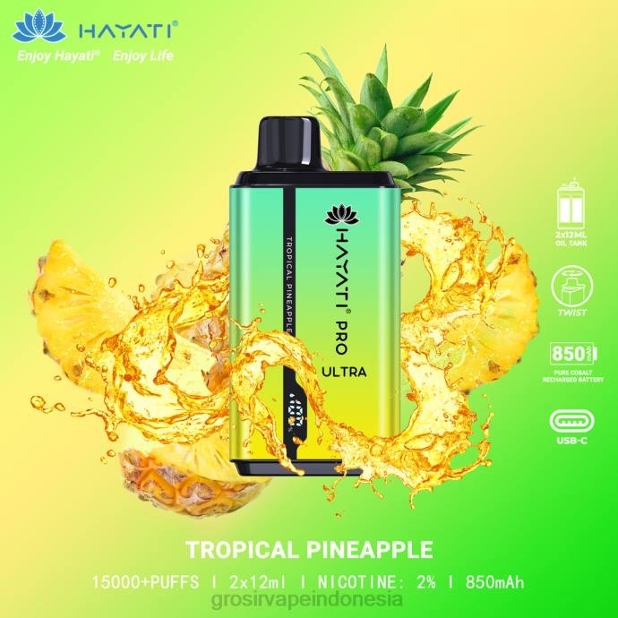 grosir vape sidoarjo | 0LVV218 nanas tropis Hayati Pro Ultra