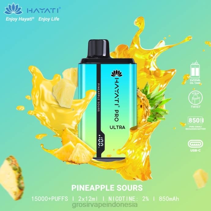 grosir vape sidoarjo | 0LVV228 asam nanas Hayati Pro Ultra