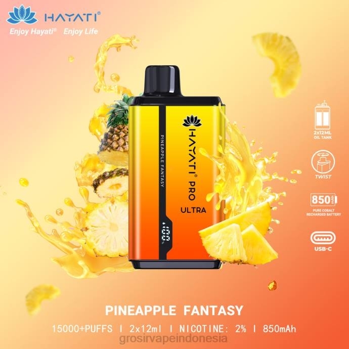 grosir vape store | 0LVV213 fantasi nanas Hayati Pro Ultra