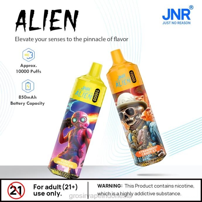 grosir vape medan | 0LVV664 es rasberi stroberi JNR ALIEN