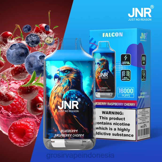 vape Indonesia bandung | 0LVV699 blueberry raspberry ceri JNR FALCON