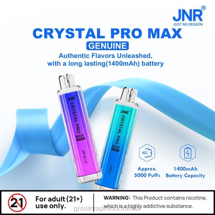 grosir liquid vape | 0LVV727 blueberry-raspberry JNR CRYSTAL PRO MAX