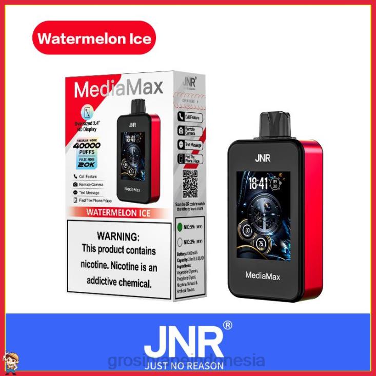 JNR MediaMax 40rb kepulan es semangka PH20R18 | Grosir Vape Sidoarjo