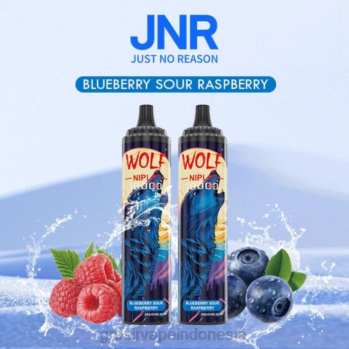 grosir vape termurah | 0LVV762 raspberry asam blueberry JNR WOLF NIPLO