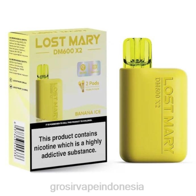 grosir vape jakarta | 0LVV465 es pisang LOST MARY DM600 X2