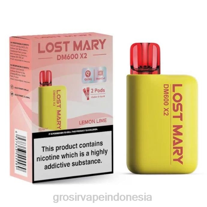 grosir vape medan | 0LVV474 jeruk nipis LOST MARY DM600 X2