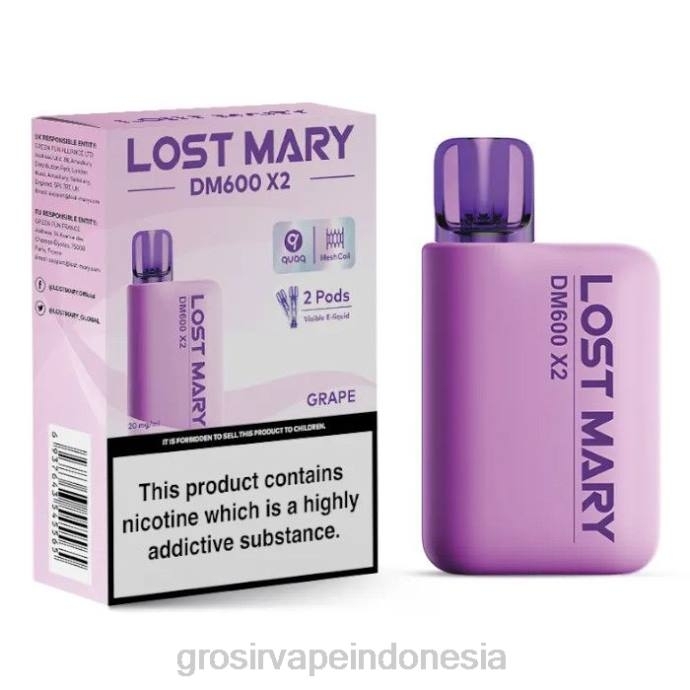 grosir vape termurah | 0LVV472 anggur LOST MARY DM600 X2