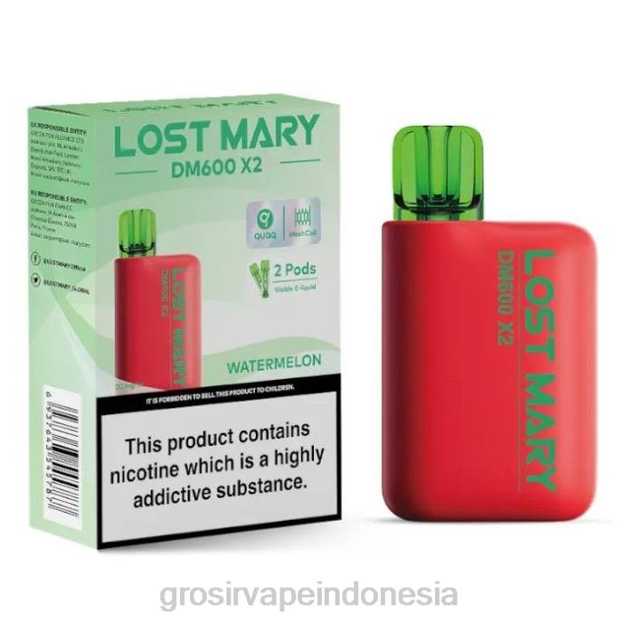 grosir vape termurah | 0LVV482 semangka LOST MARY DM600 X2