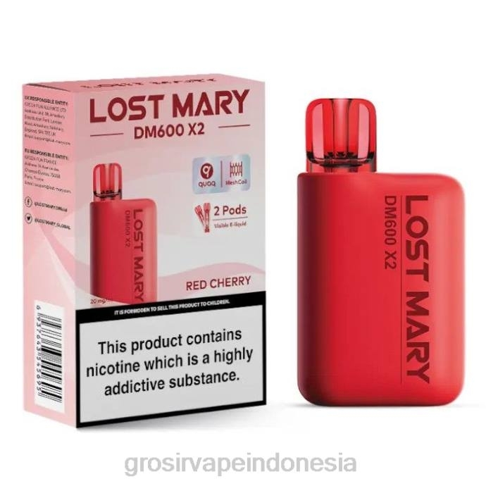 vape Indonesia bandung | 0LVV479 ceri merah LOST MARY DM600 X2