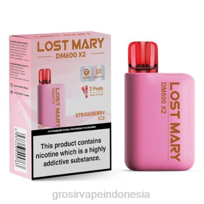 vape Indonesia online | 0LVV480 es stroberi LOST MARY DM600 X2