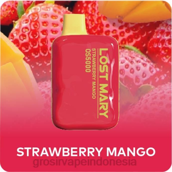 vape Indonesia online | 0LVV500 mangga stroberi LOST MARY OS5000