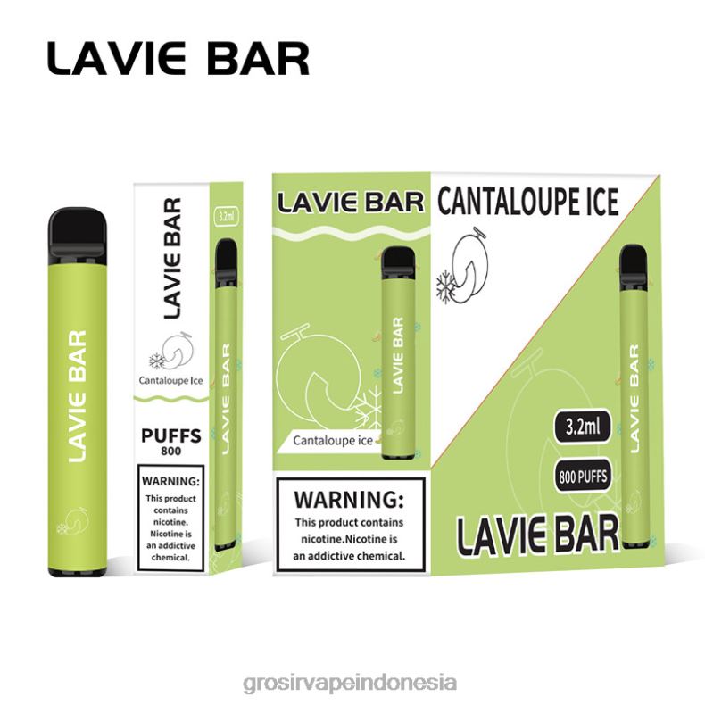 Grosir Liquid Vape 228H8317 LAVIE BAR 800 isapan es melon