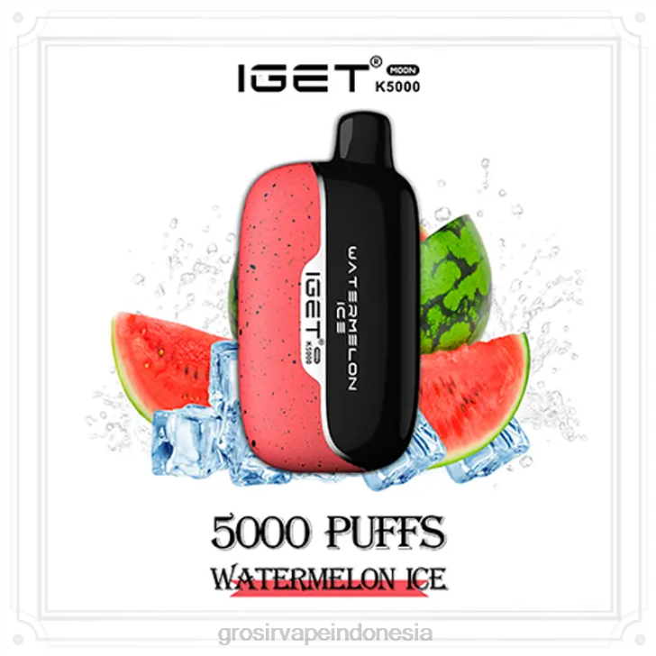 Grosir Vape Sidoarjo 4B048 IGET Moon k5000 es semangka