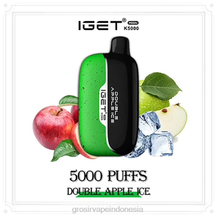 Vape Indonesia Bandung 4B0419 IGET Moon k5000 es apel ganda