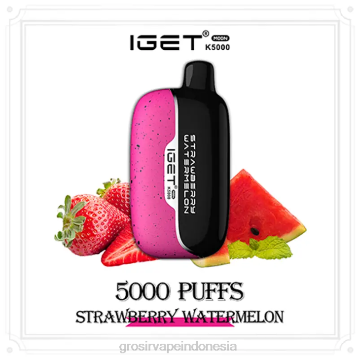 Vape Indonesia Bandung 4B049 IGET Moon k5000 semangka stroberi