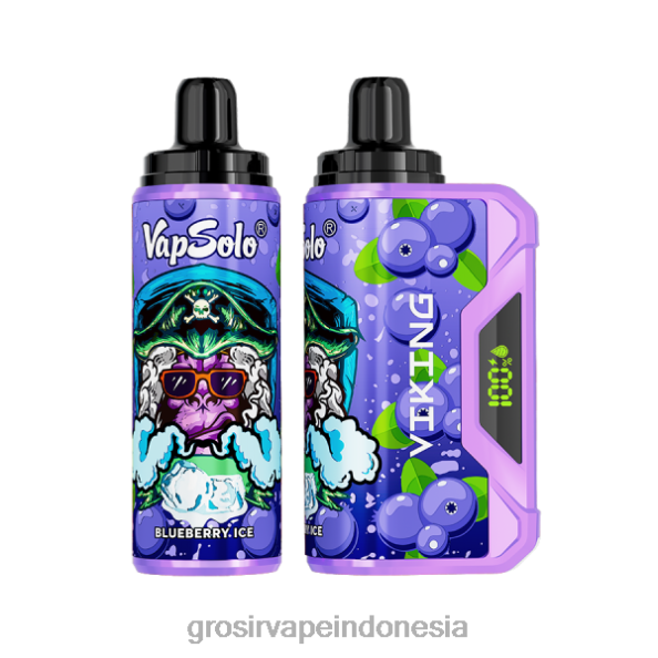 Vape Indonesia Online J22J2130 Vapsolo VIKING vape sekali pakai blueberry